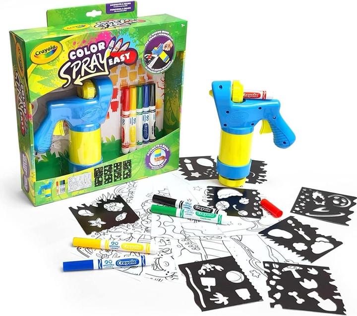 Actual product image Crayola Mini Marker Sprayer, Marker Airbrush Kit, Gift for Kids, 7+, 25-7494