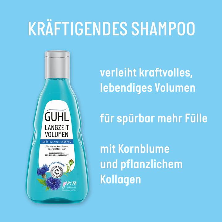 Actual product image Guhl Long-lasting volume shampoo invigorating (250 ml, Liquid shampoo)
