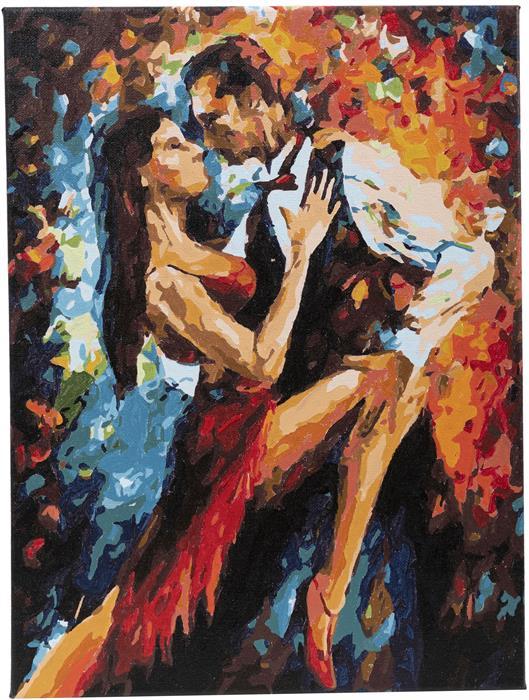 Actual product image Craft Buddy Paint by Numbers "Kiss in Melody" 30 x 40 cm