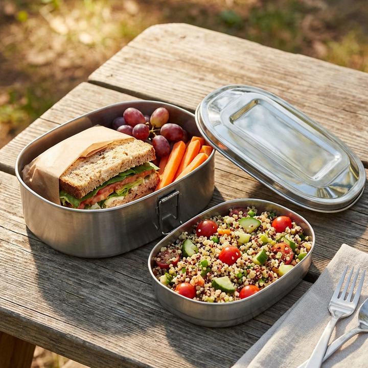 Produktbild Redcliffs Lunchbox aus Edelstahl