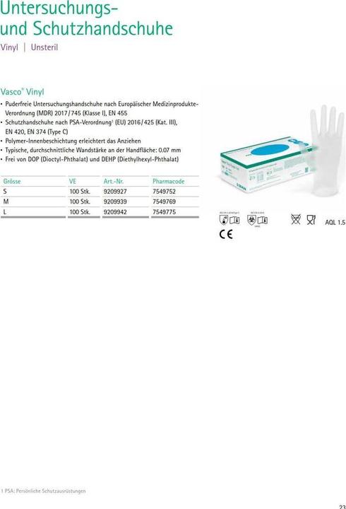 Produktbild B.Braun Handschuhe (S)