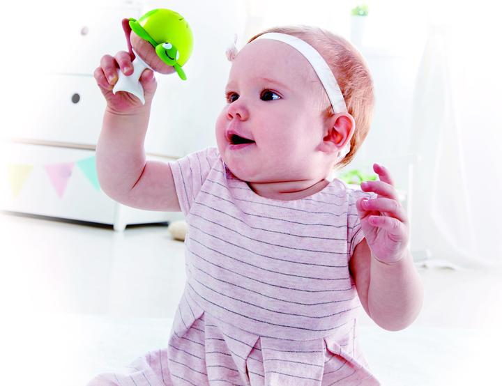 Actual product image Hape Suction cup rattle set