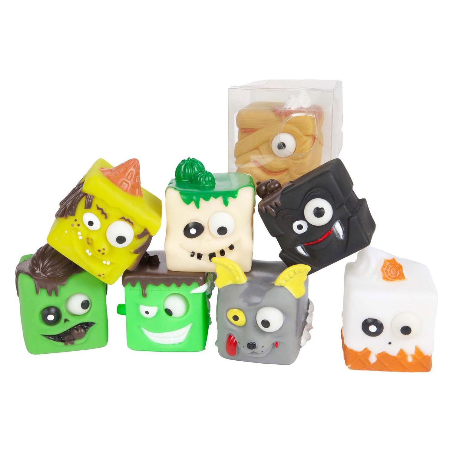 Toi-Toys Lustiger Quetschwürfel Monster Puioog, 5cm