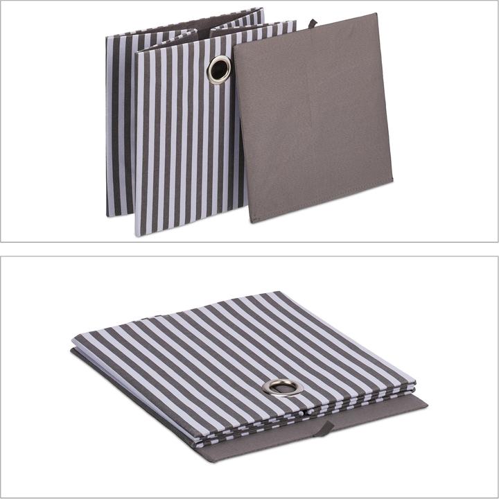 Actual product image Relaxdays 2x storage box (30 x 30 x 30.5 cm, 27.50 l)
