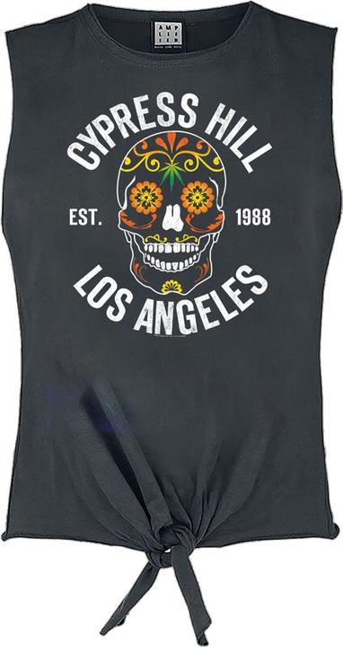 Produktbild Amplified Floral Skull TShirt Ärmellos (M)