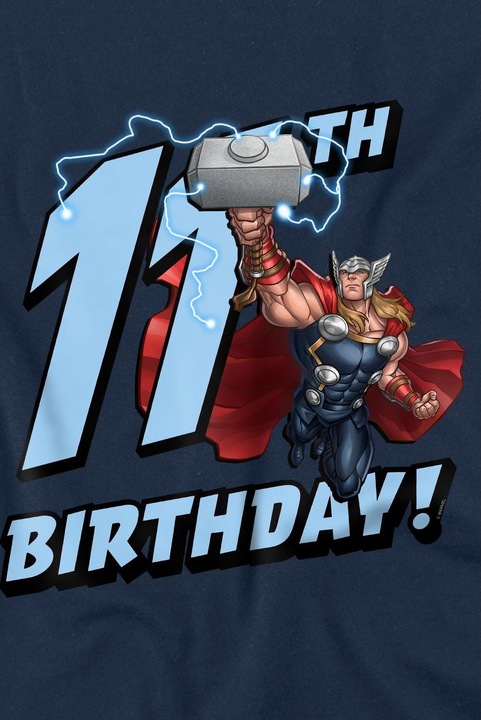 Immagine prodotto Thor Maglietta 11 ° compleanno Bambini (116)