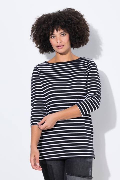 Produktbild Angel of Style T-Shirt, Classic Fit, Ringel, 3/4-Ärmel (46)