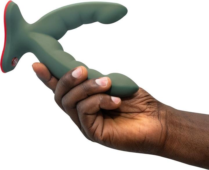 Actual product image Fun Factory - Ryde Double Dildo & Massager Green