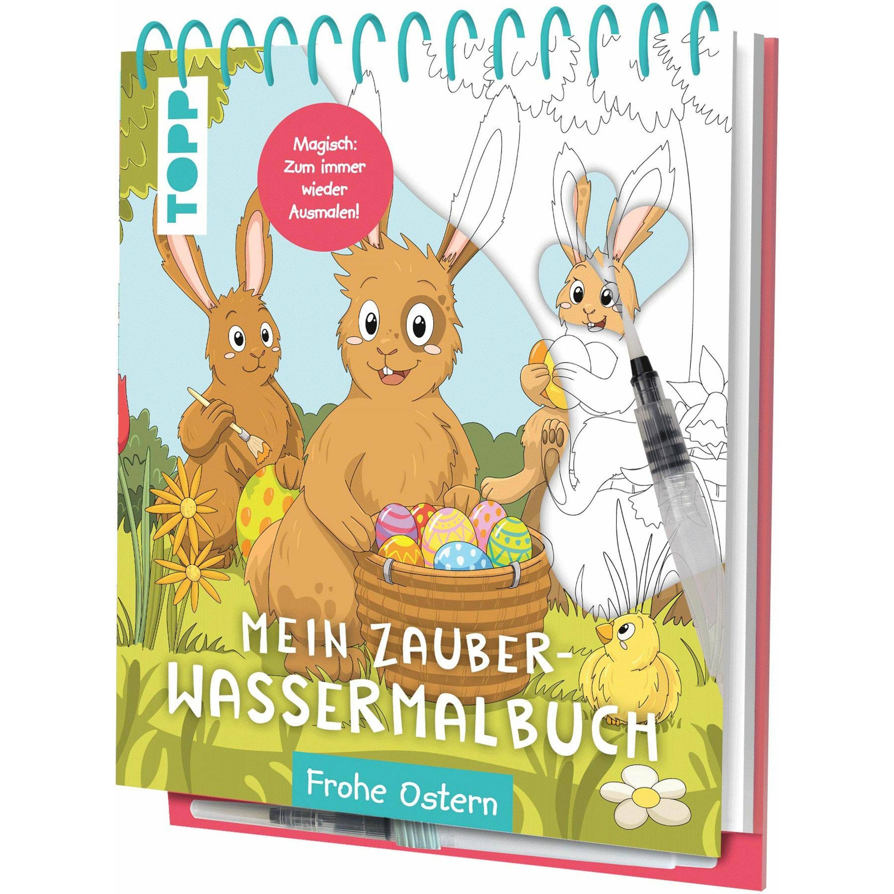 Frech Mein Zauber-Wassermalbuch Frohe Ostern