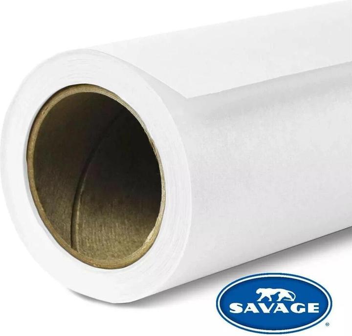 Actual product image Savage Background paper Super White 1.35x11m (135 cm)