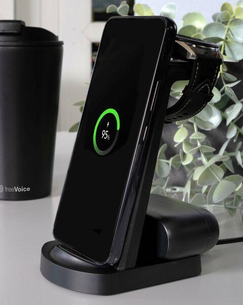 Produktbild FreeVoice Wireless Charger für Samsung (3in1)