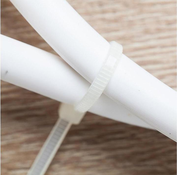 Produktbild Easymaxx Kabelbinder Set 700 Stück, Schwarz/Weiss 100 mm x 2.5 mm (Kunststoffkabelbinder, 100 mm, 700 Stk.)