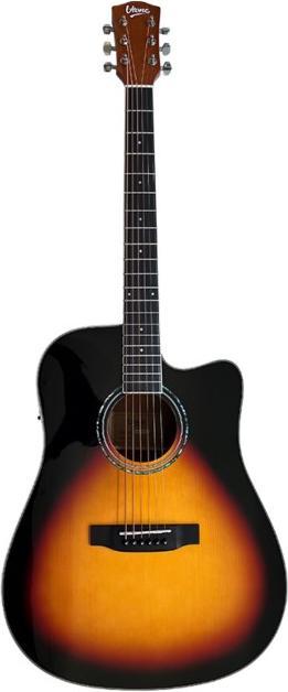 V-tone VEAG1 CE VS elektroakustische Gitarre 4/4 Holz (Akustik Gitarre)