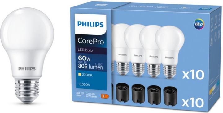 Produktbild Philips CorePro LED (E27, 8 W, 806 lm, 1 x, F)