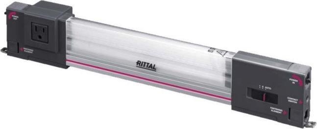 Rittal Systemleuchte LED 900 100-240V 437mm mit Steckdose CH