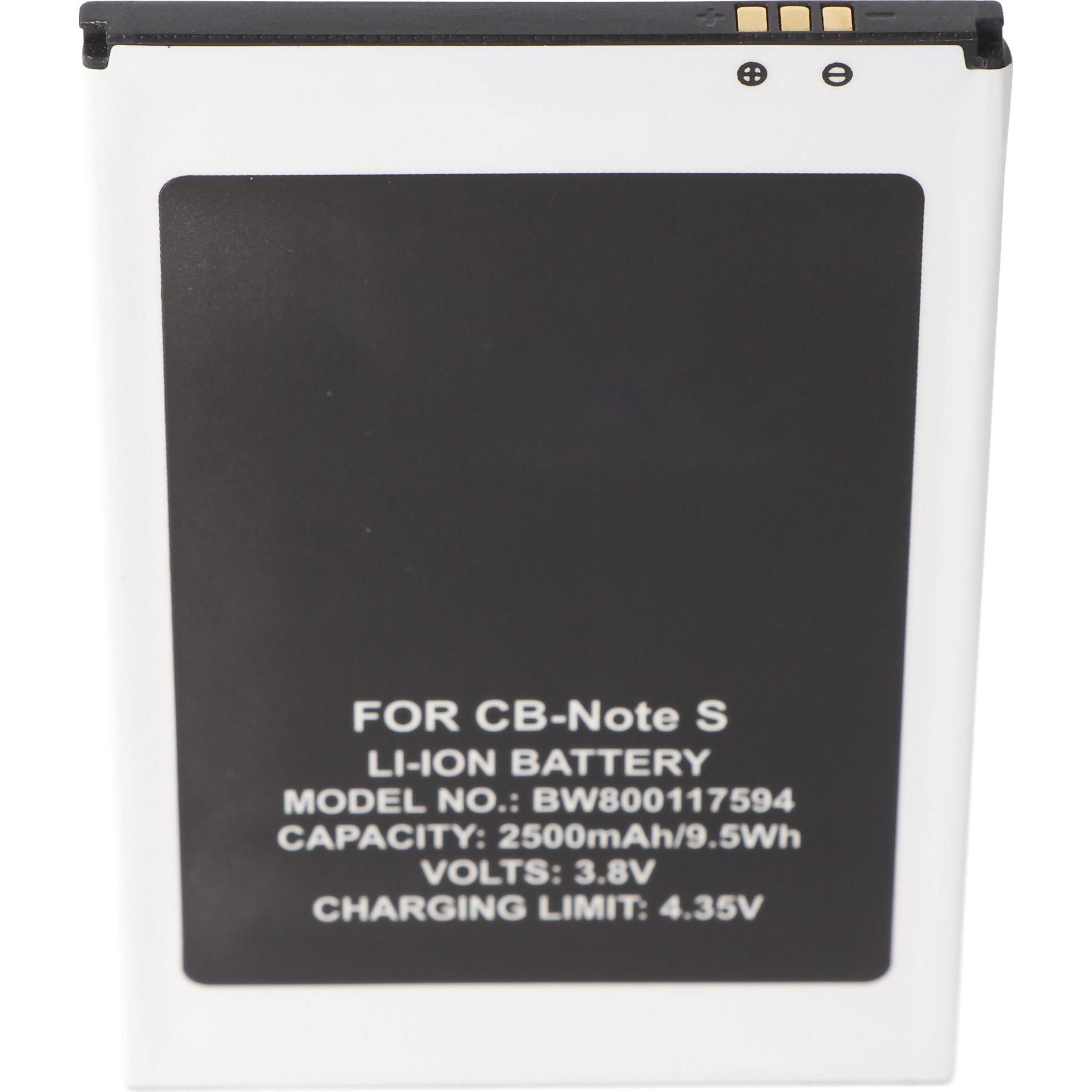 AccuCell Li-Ion-Akku 2500mAh 3.7 Volt für Smartphone Cubot Note S, 99,3x64,9x4,4mm, Smartphone Akku