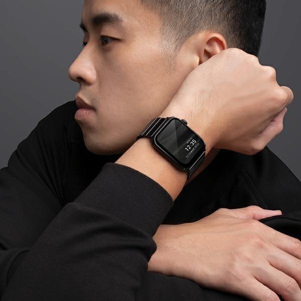 Produktbild Uniq pasek Strova Apple Watch 42/44/45/ 49mm Series 1/2/3/4/5/6/7/8/SE/SE2/Ultra Stainless Steel cza (Edelstahl)