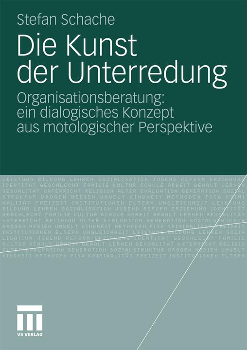 Produktbild Die Kunst der Unterredung (Deutsch, Stefan Schache, 2010)