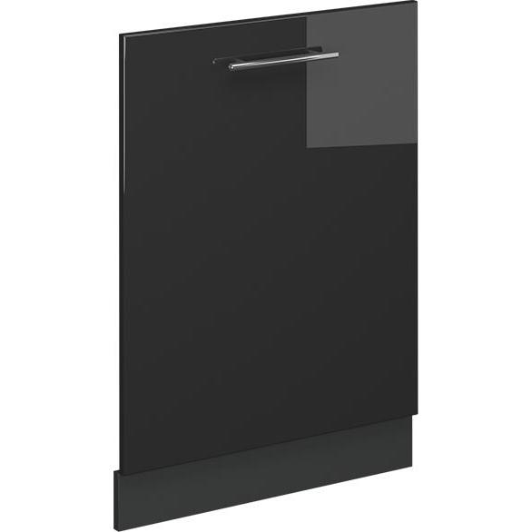 Vichy Frontblende Fame-Line, Anthrazit Hochglanz/Anthrazit, 60 cm ohne Arbeitsplatte, Geschirrspüler Zubehör, Grau