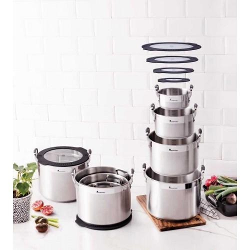 Image du produit MasterPRO Casserole avec couvercle (20 cm, Casserole)