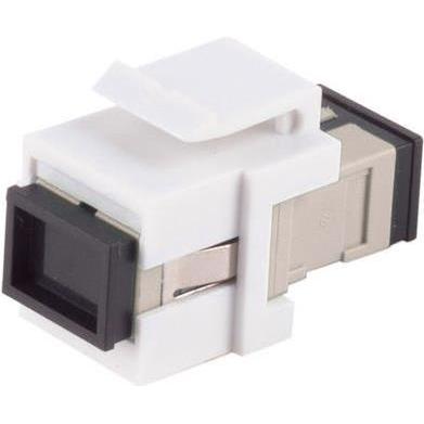 Shiverpeaks S/CONN maximum connectivity LWL-Keystone Verbinder, SC-SC, Simplex, beige, Netzwerkkabel