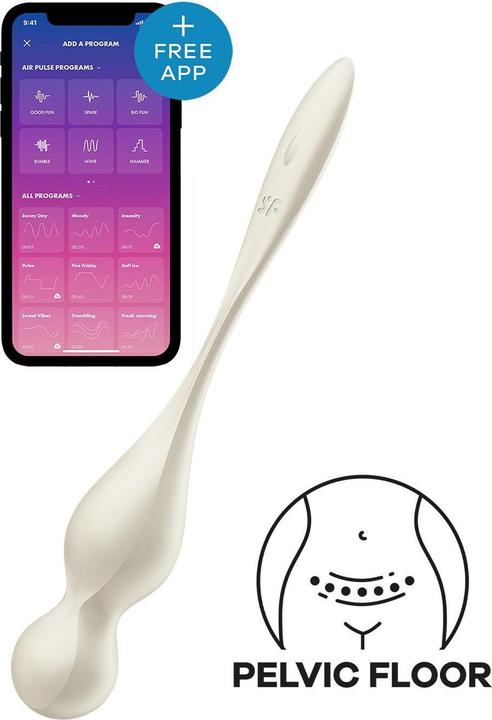 Productafbeelding Satisfyer - Love Birds Vibrerende Kegelballen Wit