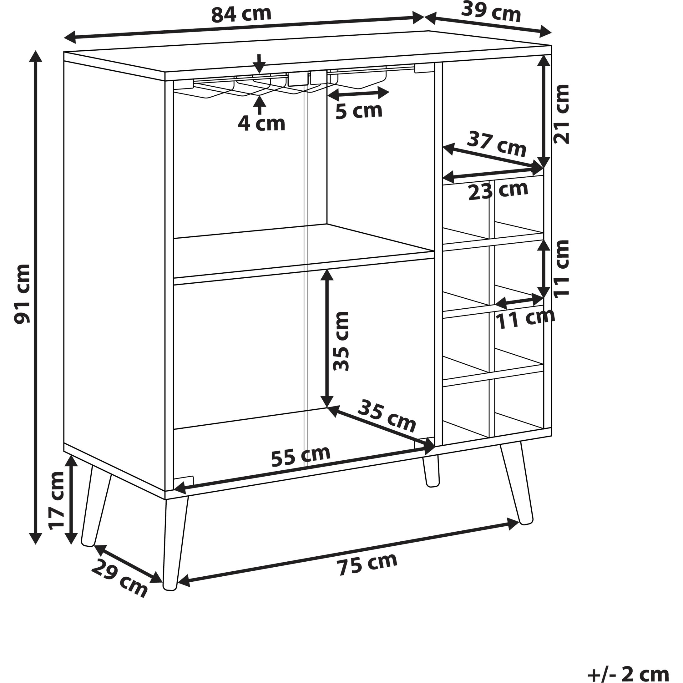 Thumbnail - Beliani, Weinregal, Tullamore