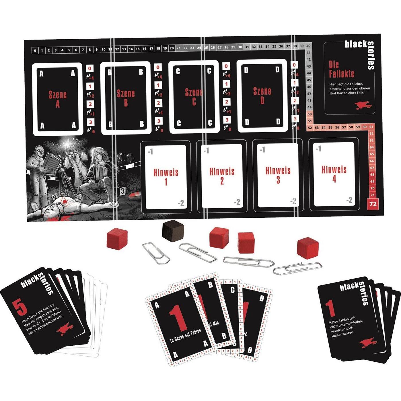 Thumbnail - black stories Das Spiel, Ratgeber von Inka Brand