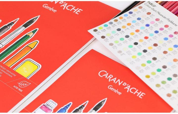 Produktbild Caran d'Ache Multitechnik-Zeichennblock A4 (A4, Blanko, Weicher Einband)