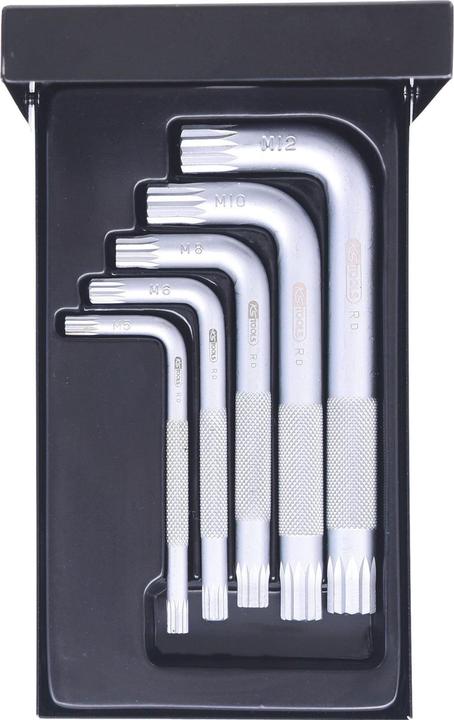 Actual product image KS Tools Multi-tooth square spanner set. short. 5 pcs. 1