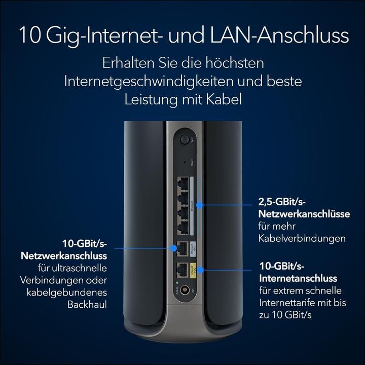 Actual product image Netgear Mesh system Orbi 970 RBE973SB-100EUS set of 3