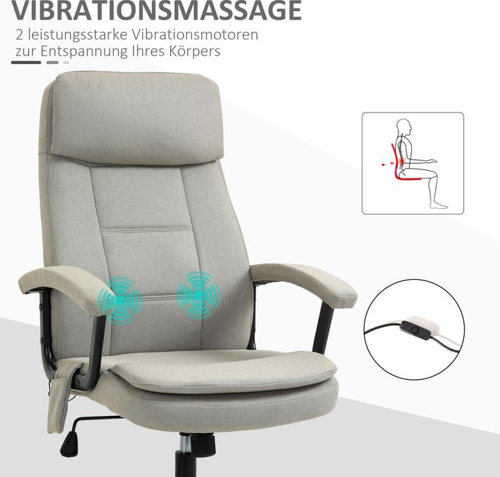 Produktbild Vinsetto Bürostuhl mit Massagefunktion