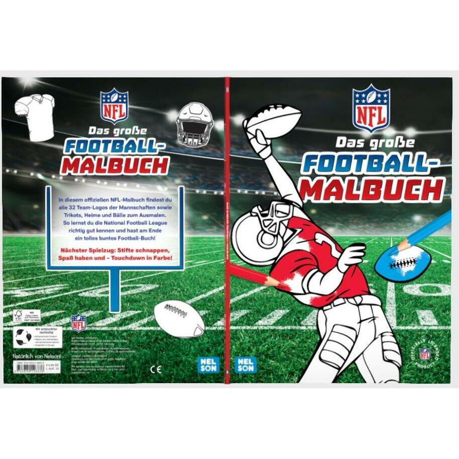 Thumbnail - Nelson NFL: Das grosse Football-Malbuch