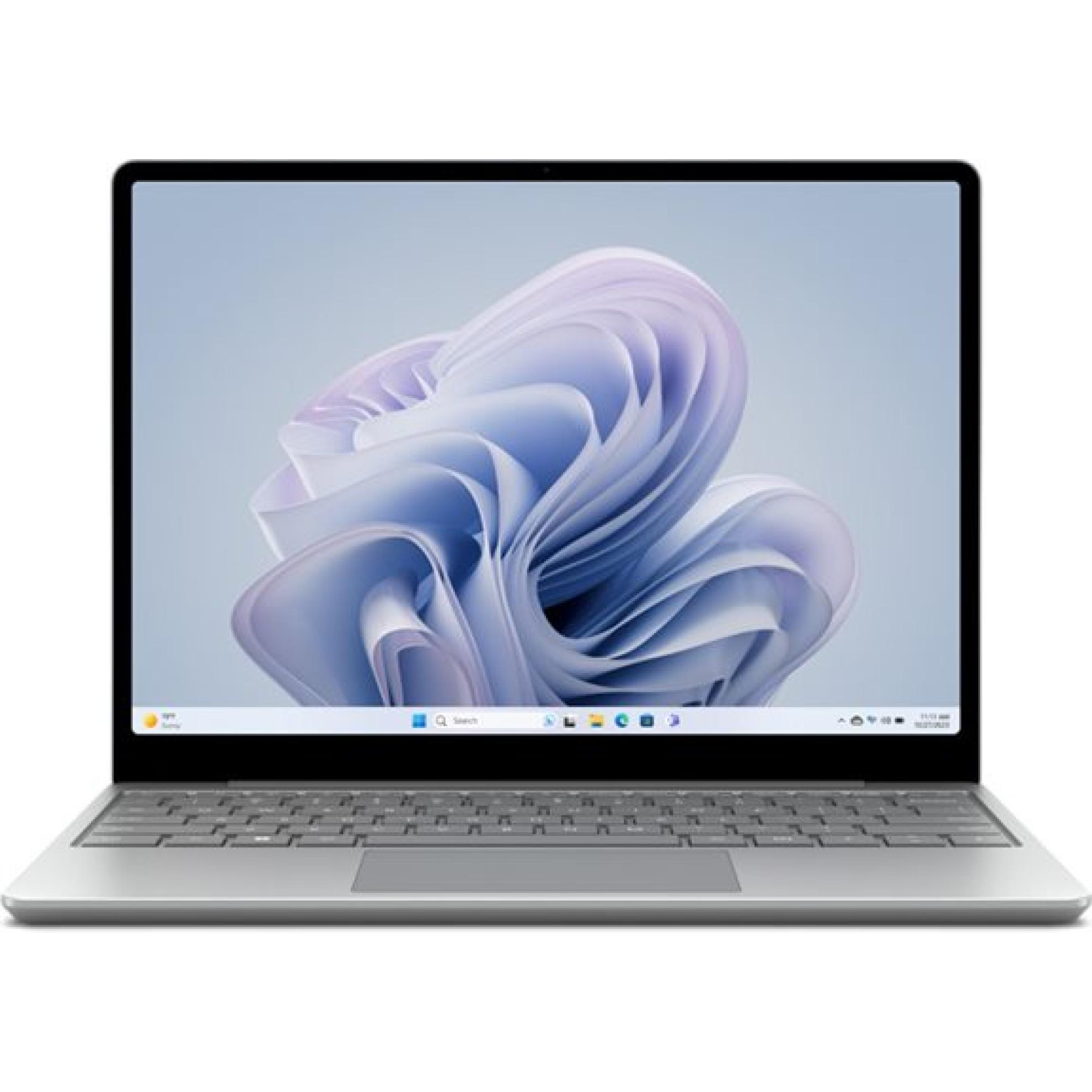 Microsoft Surface Laptop Go 3 for business (12.40", Intel Core i5-1235U, 16 GB, 512 GB, DE), Notebook, Silber