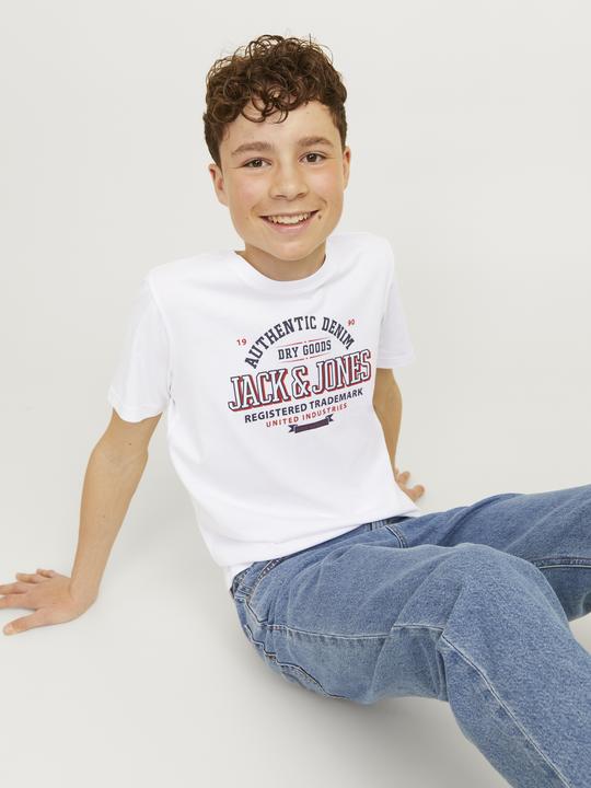 Produktbild Jack & Jones JJELOGO TEE SS ONECK 2COL 24/25 NOOS MNI (110)
