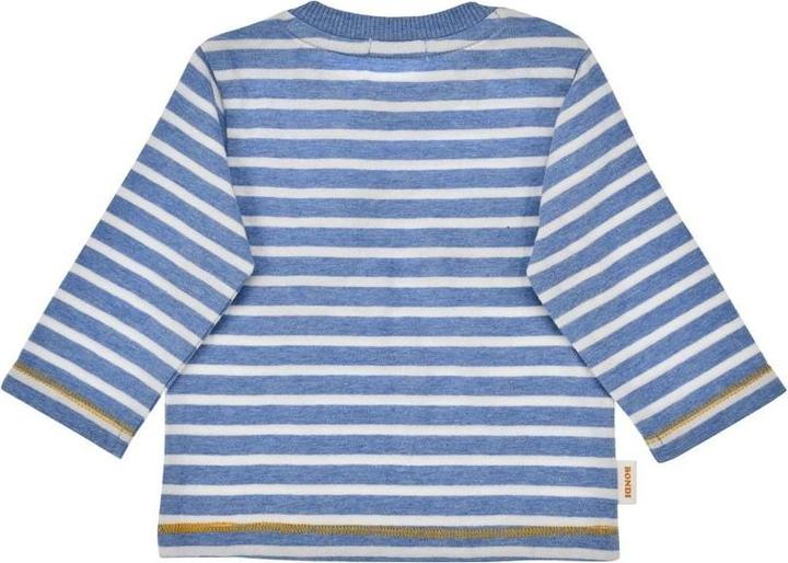 Produktbild Bondi Baby langarm Shirt geringelt Baufahrzeuge (56)