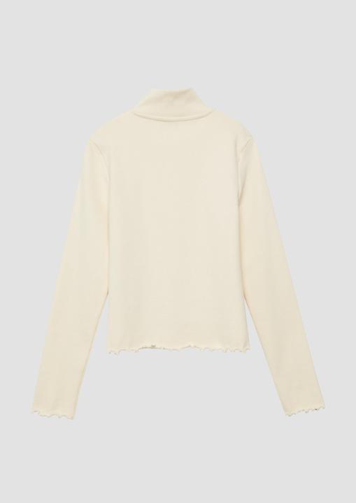 Produktbild s.Oliver Sweatjacke mit Rippstruktur und 2-Way-Zipp (158, 164)