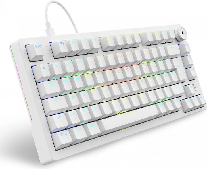 Produktbild Sharkoon SGK25 white (DE, Kabelgebunden)
