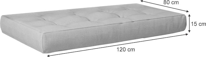 Produktbild Vicco Palettenkissen (120 x 80 x 15 cm)