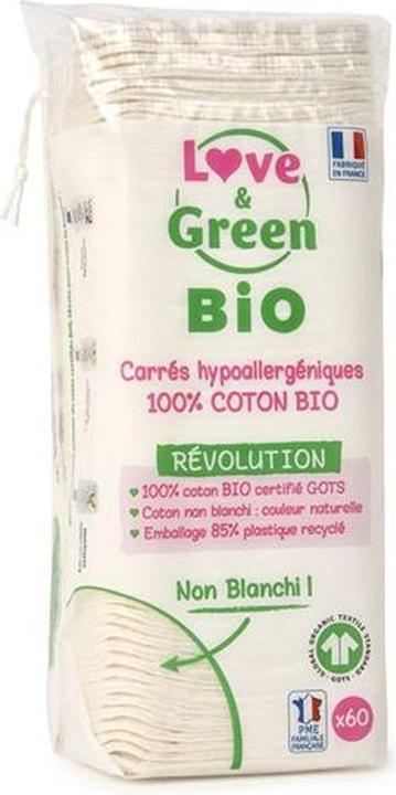 Immagine prodotto Love & Green Dischetti di cotone non sbiancati (180x)