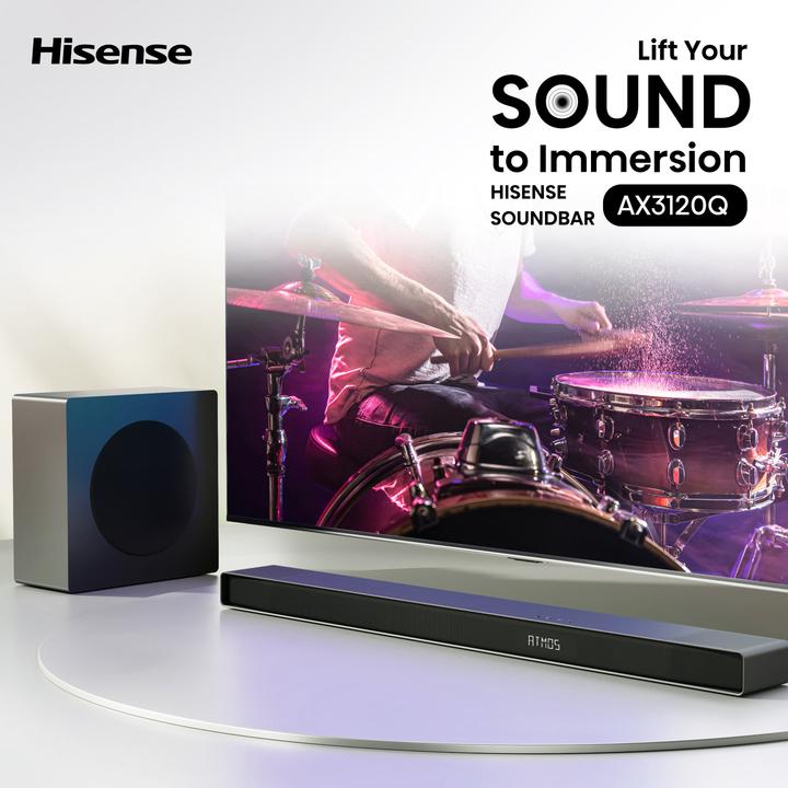 Actual product image Hisense AX3120Q (440 W, 3.1.2 Channel)