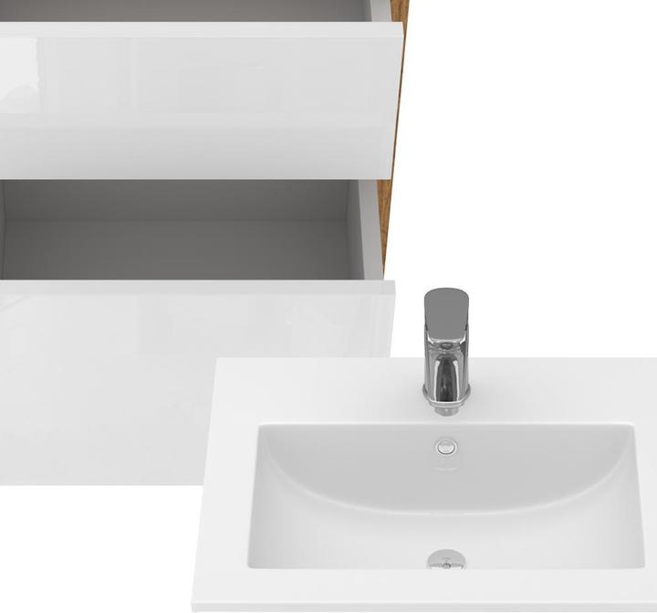 Produktbild Vicco Detmold mit Waschbecken und 2 Schubladen