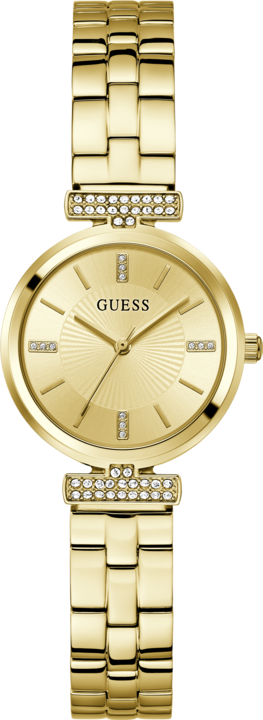 Produktbild Guess P GLD CS W/ CRYS / SUN CHAMP DL / P GLD BRCT Armbanduhr (28 mm)