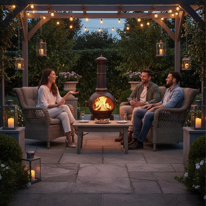 Produktbild Relaxdays Terrassenofen