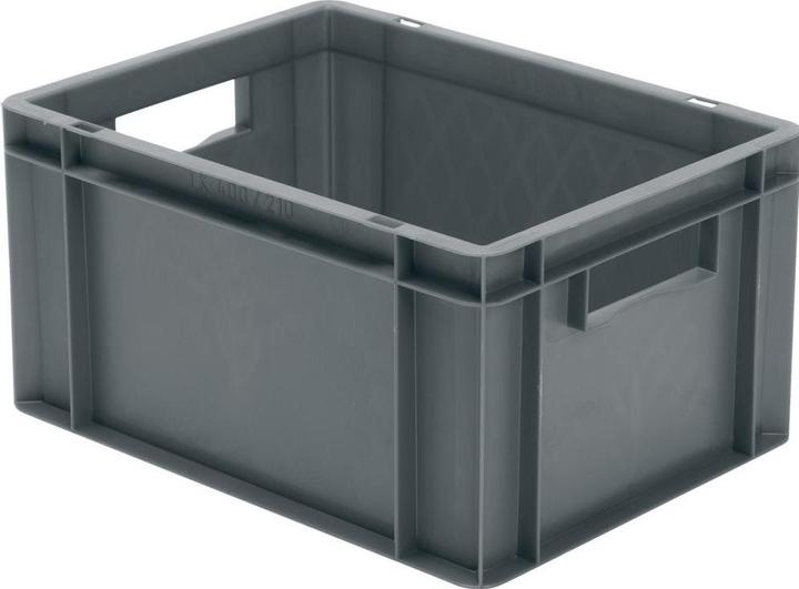 Actual product image kaiserkraft Euro format stacking containers, walls and bottom closed
