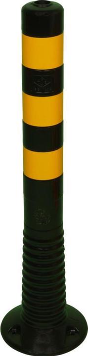 Actual product image HP Autozubehör Barrier post TPU black/yellow Ø 80 mm to screw on w.fixing material Height above floor 750 mm