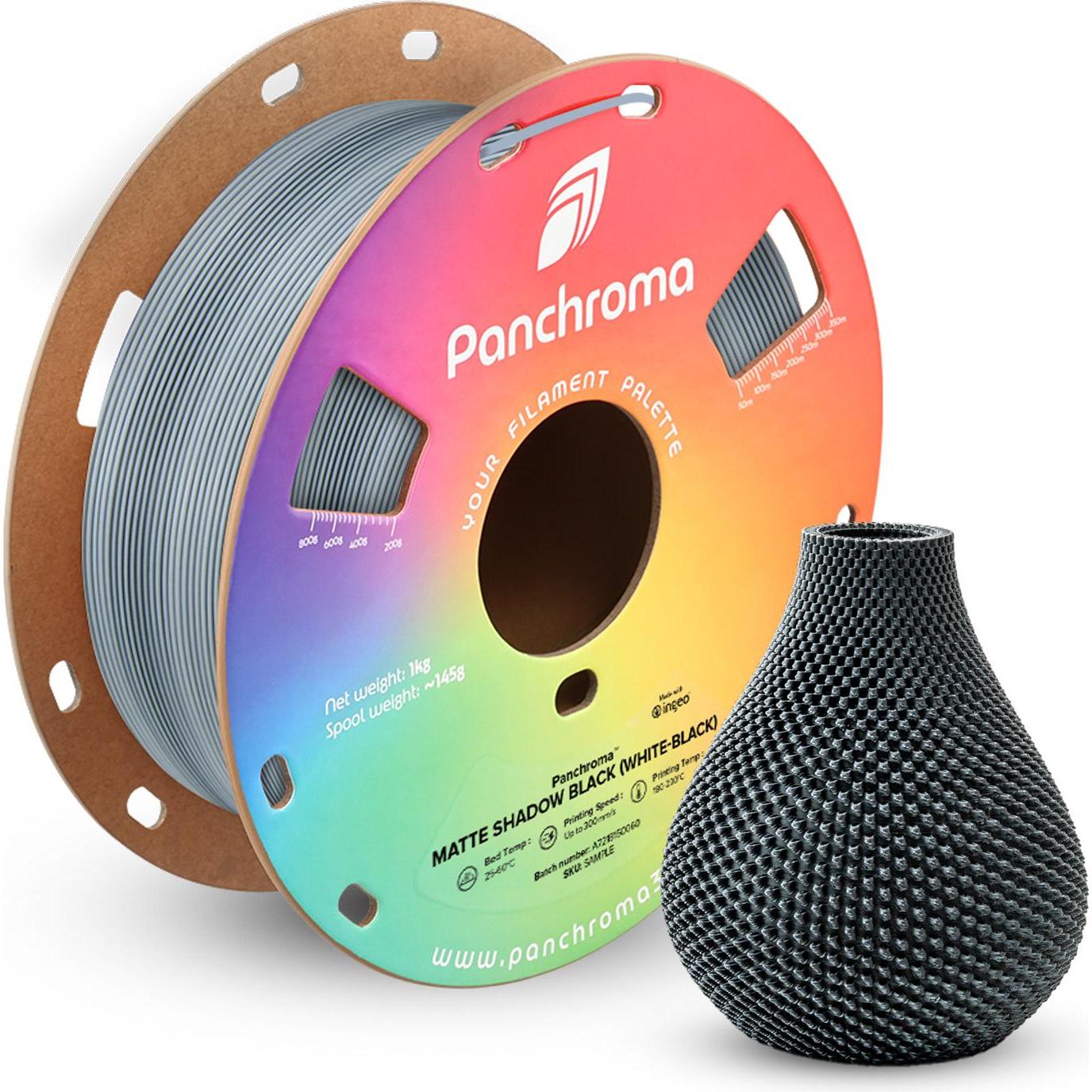 Polymaker Panchroma™ PLA Dual Matte (Mehrfarbig), 3D Filament, Mehrfarbig