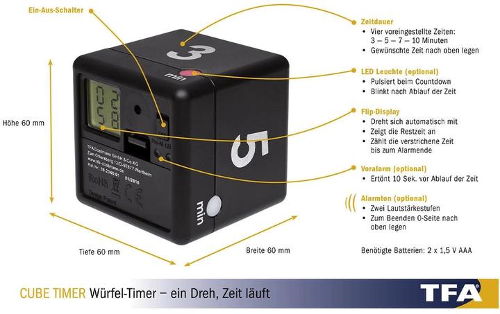 Produktbild TFA Cube Timer