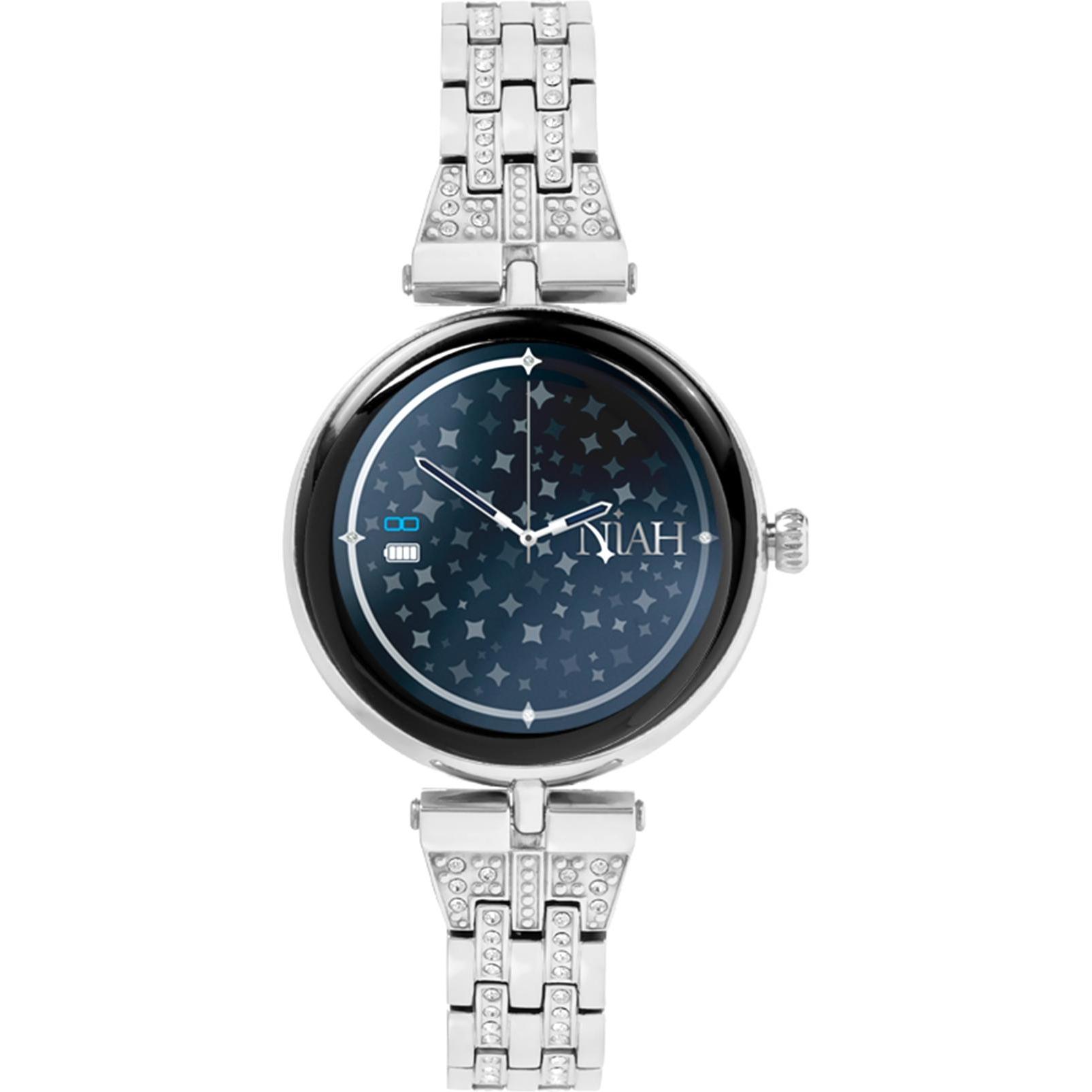 Techmade Smartwatch Lyra Medium Mesh Silber (36 mm), Smartwatch