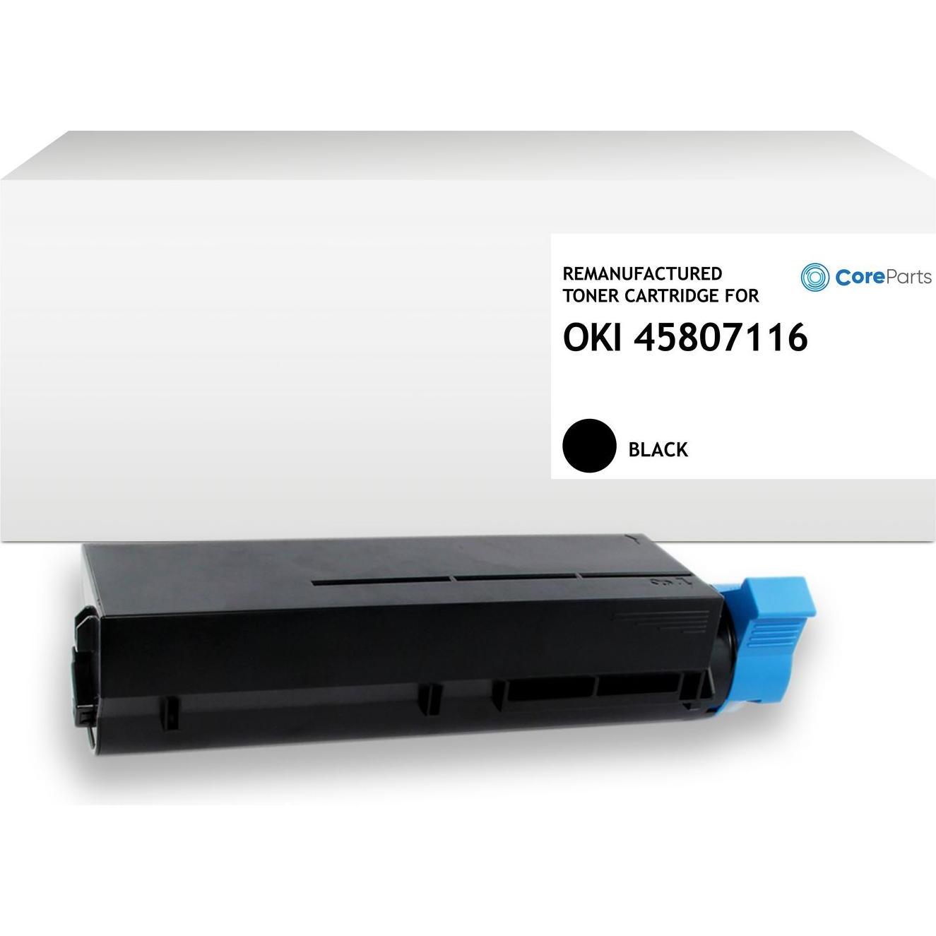 Thumbnail - CoreParts, Toner, Toner Black for OKI, Pages: